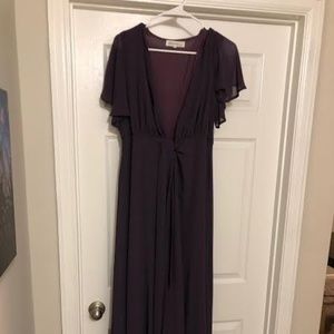 Wren and Ivory Purple Dress